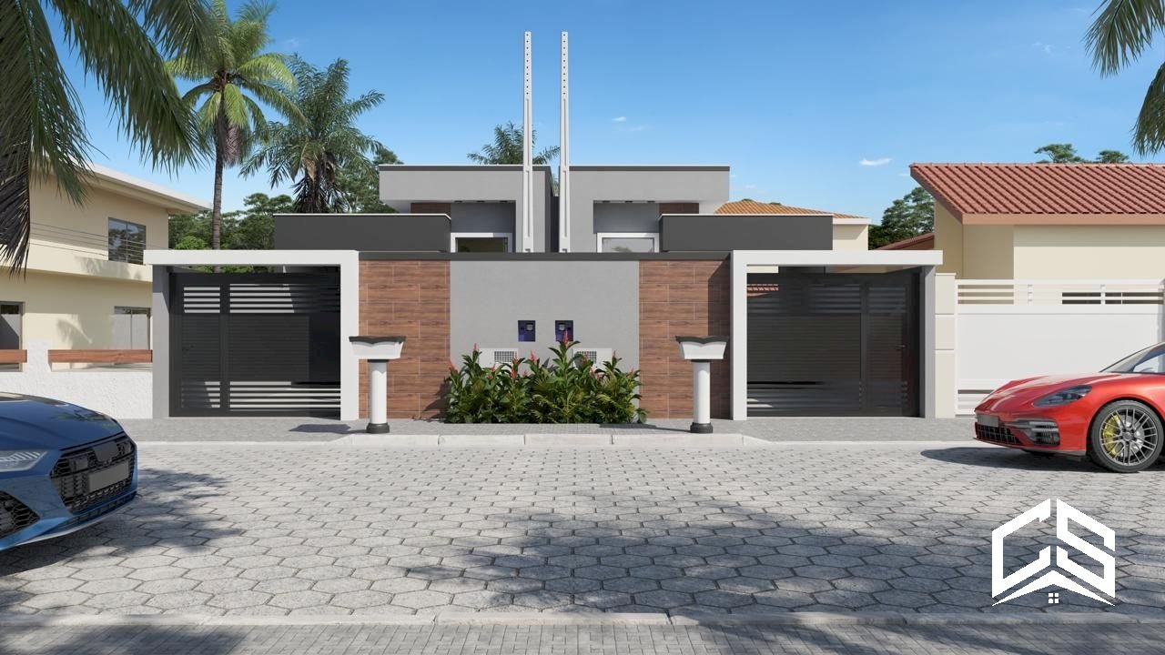 Casa com 2 dorms e piscina  à venda na planta